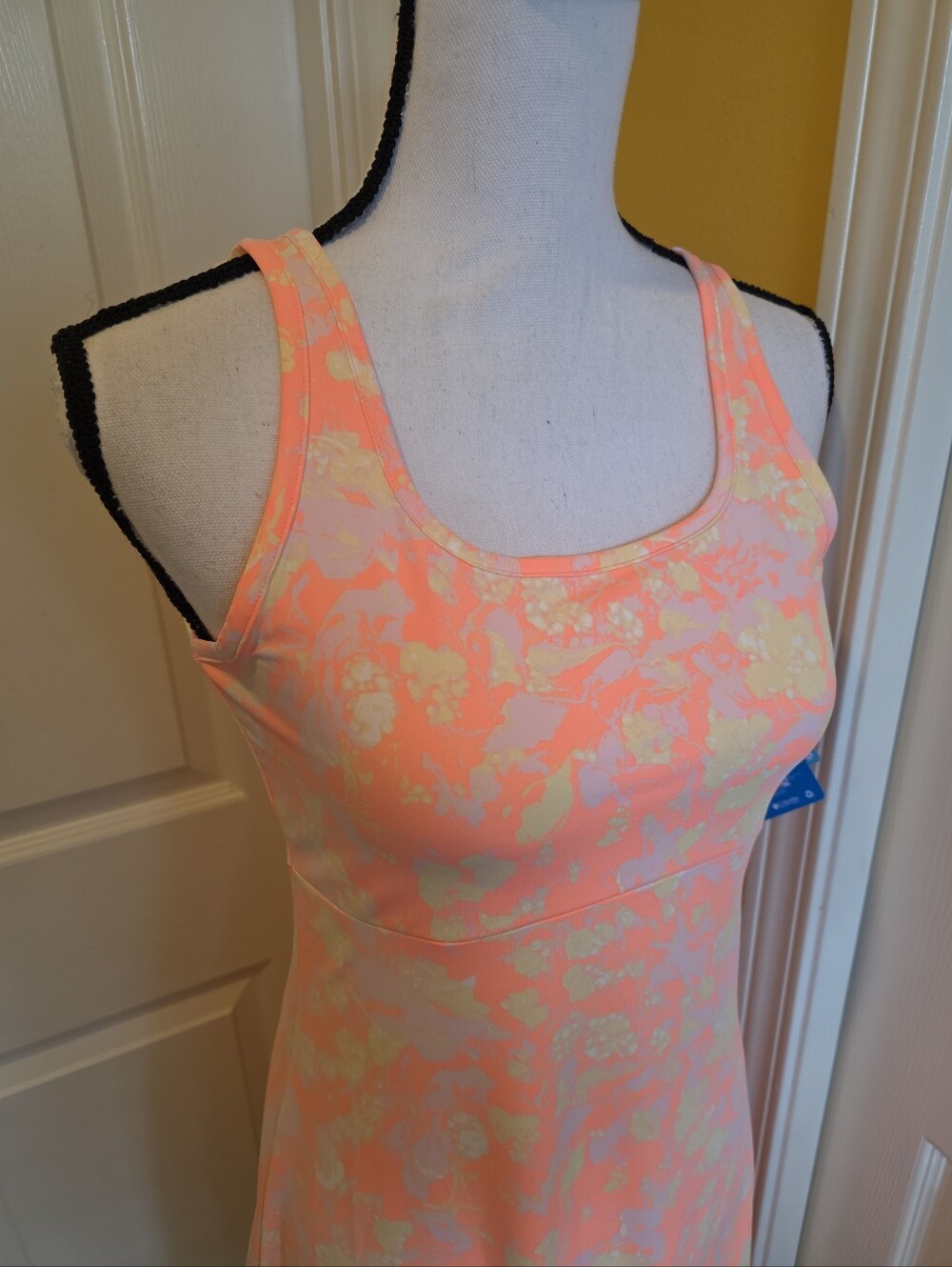COLUMBIA ORANGE TANK DRESS, SIZE S, NEW - Picture 12 of 13